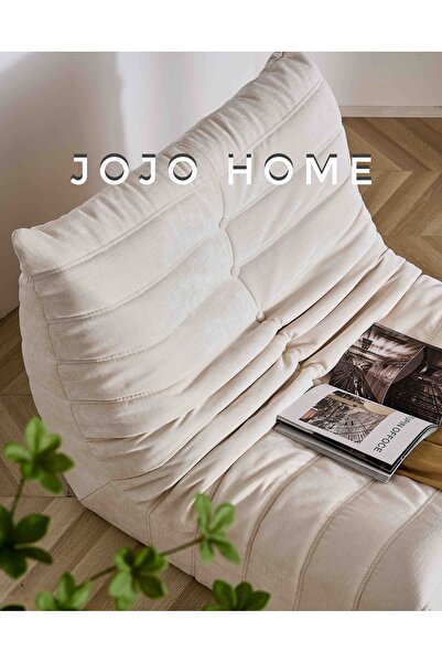 JOJO HOME Premium Casina Armchair - HD Foam, 80 x 100 x 72, Cream