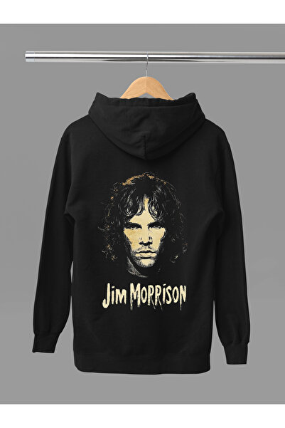 MAGORS سترة روك قطنية مطبوعة بأكمام طويلة وقلنسوة بثلاثة خيوط