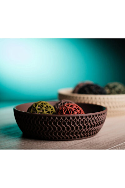 Vescarri Echo Brown Bowl - Modern Decorative Bowl