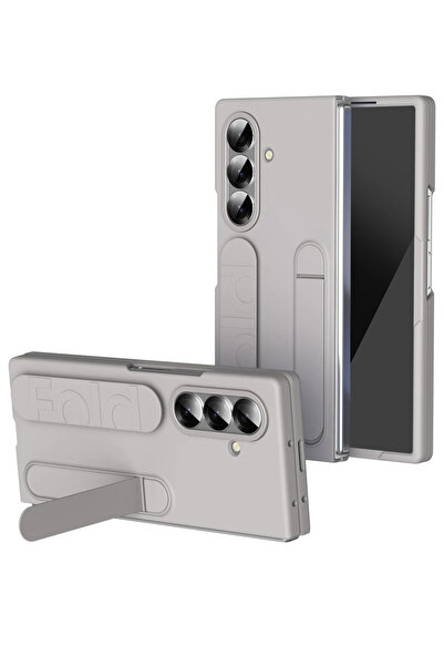 NewFace غطاء حماية سامسونج جالاكسي زد فولد 7 من سيبتيم مع حامل كوستا - ذهبي