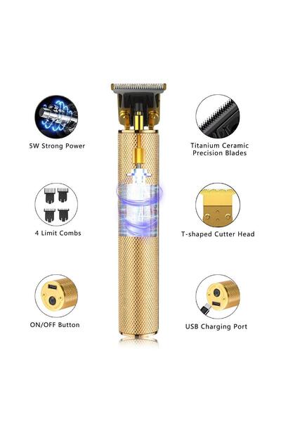 Yelajoy Professional Hair Clippers for Men,Waterproof Rechargeable Close T Blade Trimmer,with Guide Combs