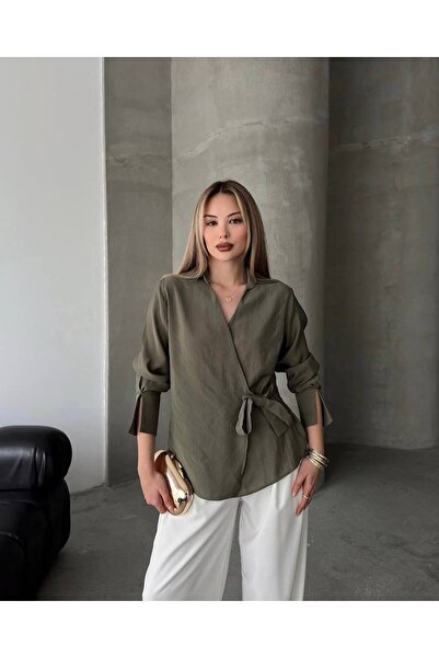 seymaboutique Bağlamalı modEl gömlek