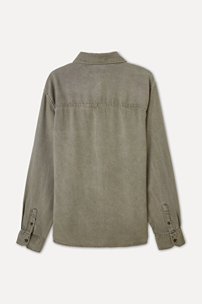 Mudo REGULAR FIT UZUN KOLLU LİYOSEL GÖMLEK