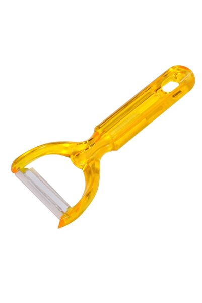 SHOPIENS Vegetable peeler with yellow plastic handle and ceramic blade Shopie...