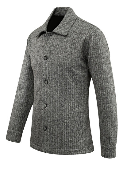 Çizgi Triko Men's Seasonal Fabric Cardigan Striped Patterned Classic Fit - 5234g