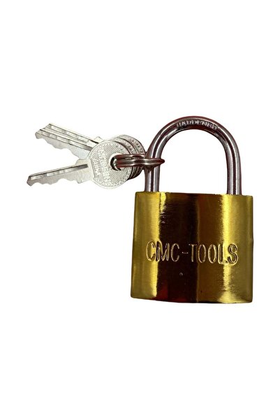 BulutRetail CMC 38 mm Short Yellow Padlock
