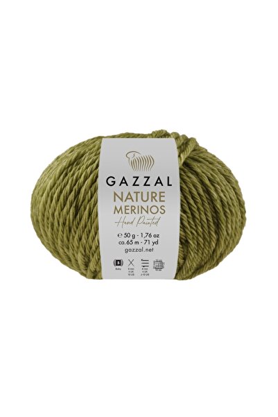 Gazzal Nature Merinos %100 Avustralya Merinos Yünü 50g / 65m Kalın Örgü İpliğ...