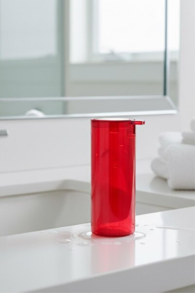 Depa Red Acrylic Liquid Soap Dispenser 250 ml