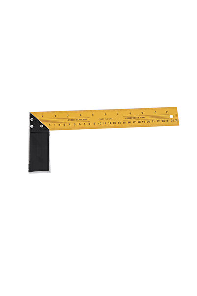 Lawazim Try Square 35cm - Heavy Duty L-Square Ruler for Accurate 90° Woodworking & Construction