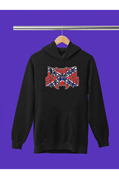 MAGORS سترة روك من القطن المطبوع بأكمام طويلة من LYNRD SKYNYRD مكونة من 3 خيوط