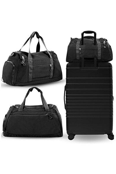 Other Geantă sport mare neagră pentru călătorii, pentru antrenament, bagaj de mână