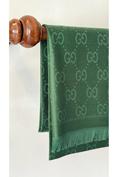 Miorel Scarfs G Desen Kaşmir İpek Şal Çift Taraflı Silk Cashmere Shawl
