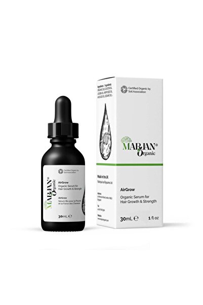 Marjan Organic سيروم زيت نمو الشعر العضوي - علاج لتقوية وتغذية الشعر