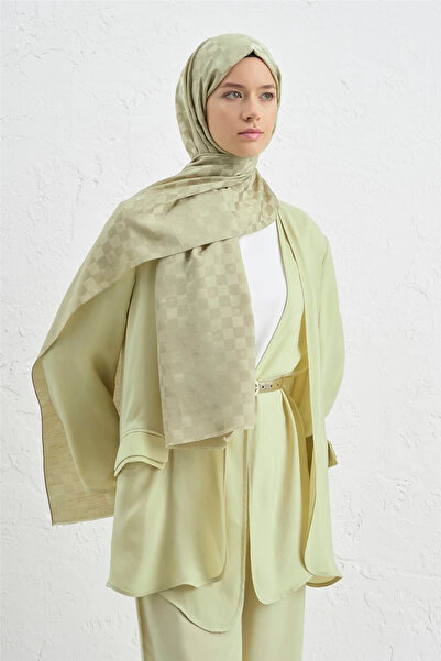 Armine Elegance J.İpek Pamuk Dama Şal - 75 x 195 - 54