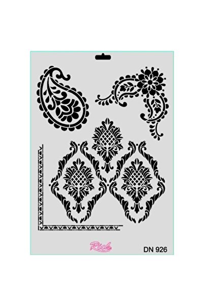 BulutRetail سلسلة دانتيل غنية DN-926 استنسل 35x25 سم