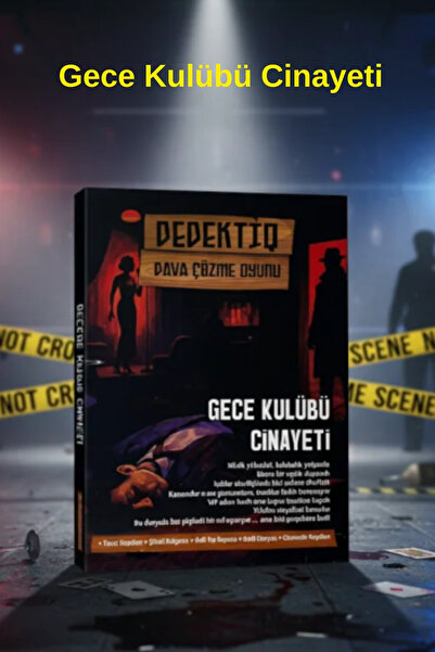 dedektiqo لعبة المحقق في ملهى ليلي، ملف قضية جريمة قتل، حل الجريمة، من هو الق...