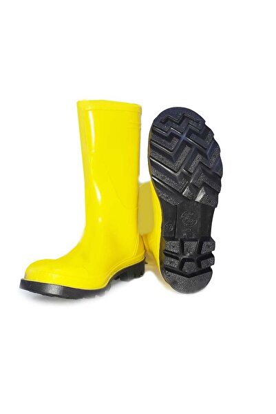 BulutRetail Gezer PVC Short Boots Yellow Size 37