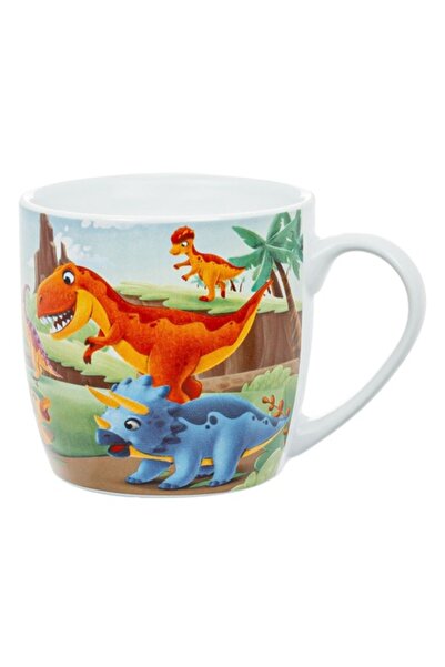 SHOPIENS Cană de porțelan pentru copii cu imprimeu cu dinozauri, Shopiens®, 3...