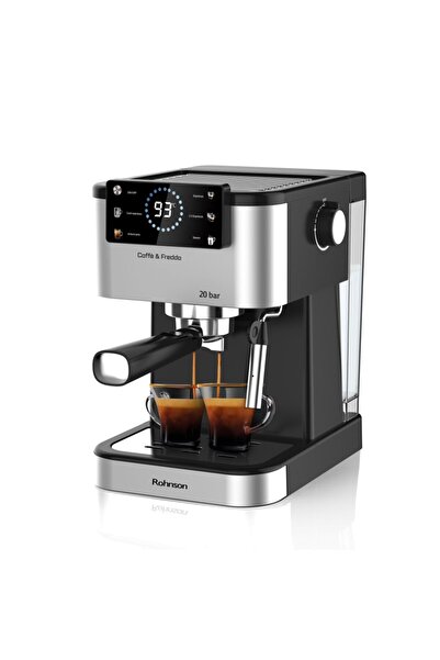 ROHNSON Espressor manual R98028 Hot & Cold, 20 bari, 1350 W, 1,5 L, negru
