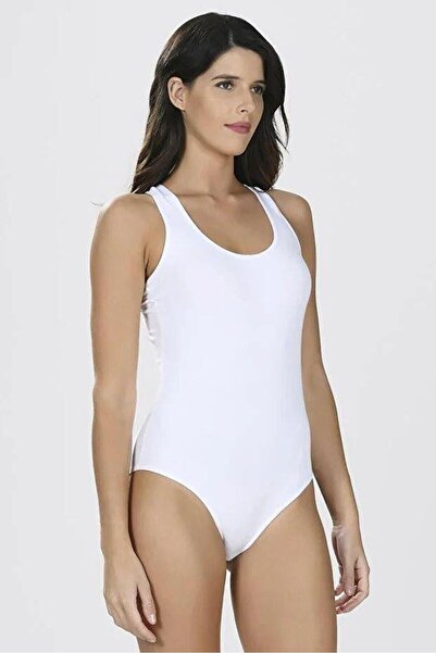 NBB Women's Wide Strap Snap Fastener Sports Bodysuit