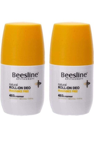 Beesline Fragrance-Free Roll-On Deodorant Set of 2 50x2cm