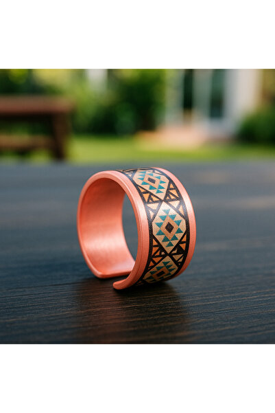 OSMANLI GÜMÜŞ Women's Copper Ring - Liva Model Special Edition Ring