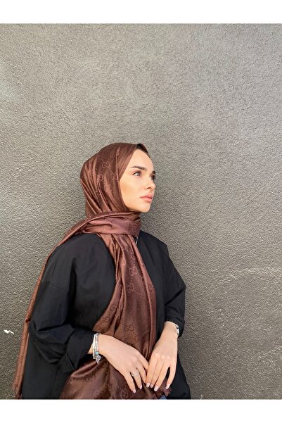 Miorel Scarfs G Desen Kaşmir İpek Şal Çift Taraflı Silk Cashmere Shawl