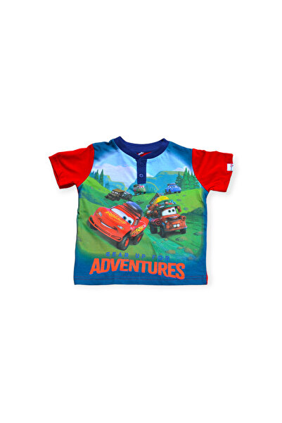 CARS Children's short-sleeved pajamas, 100% cotton, red, Gear Up For Adventures,