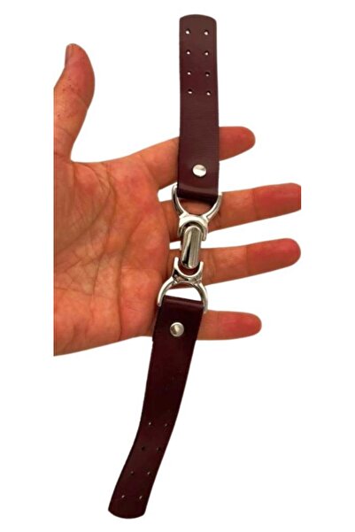 angel çanta aksesuar Burgundy Color Hooked Böce, Lock, Silver Metallic