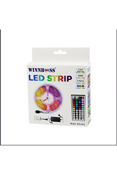 Skygo Led Strip WN-1144 5050 Smd Type - 3 Çipli Rgb Kumandalı, Şerit Led 5 Metre