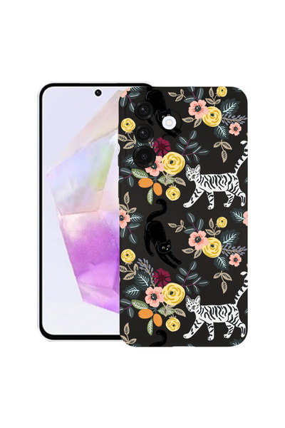 bestcase Θήκη TPU εξαιρετικά λεπτή για Samsung Galaxy S25 FE, μοτίβο γάτας, 2...