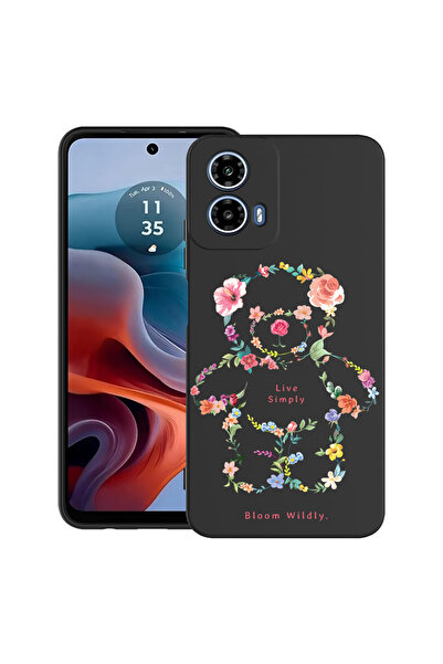 bestcase Carcasă ultra subțire TPU pentru Motorola Moto G45, Teddy Bear Live ...