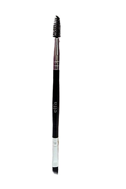 ELFA Ilva Dual-Head Eye Makeup Brush Black/Silver