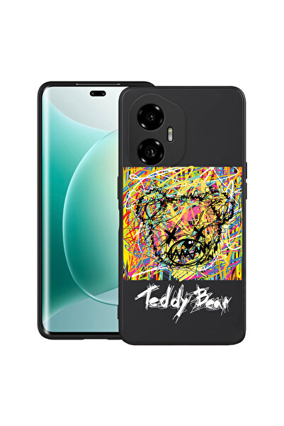 bestcase Carcasă ultra subțire din TPU pentru Honor 300, model ursuleț de plu...