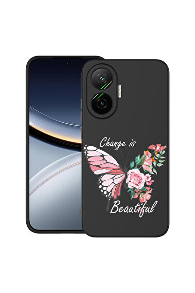 bestcase Carcasă ultra subțire TPU Mat pentru Poco F7, Change is Beutiful, 20...