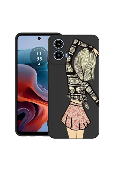 bestcase Carcasă ultra subțire din TPU pentru Motorola Moto G45, Girl Friend,...