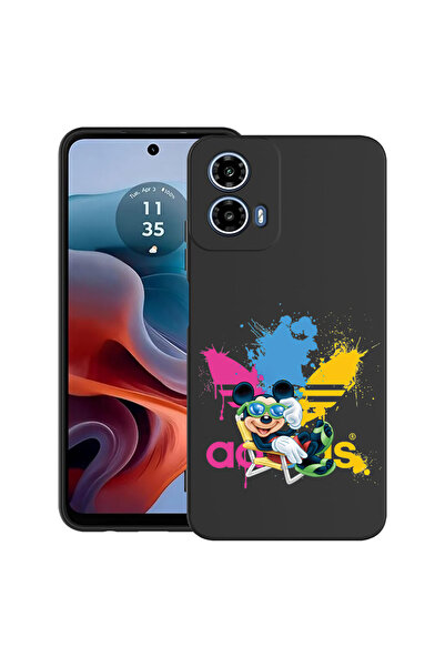 bestcase Carcasă ultra subțire din TPU pentru Motorola Moto G45, Mouse Life, ...