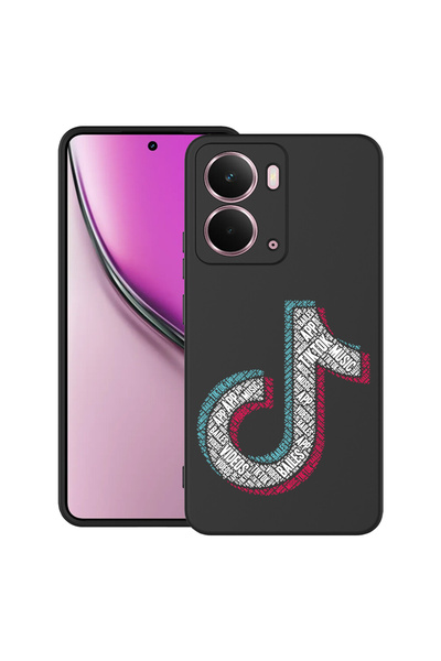 bestcase Carcasă ultra subțire TPU pentru Realme P3, Calligraphy TikTok, 2052...