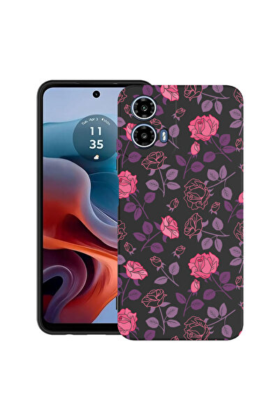 bestcase Carcasă ultra subțire TPU pentru Motorola Moto G45, roz, 2052022 B 168