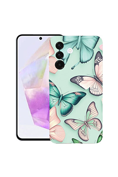 bestcase Θήκη TPU εξαιρετικά λεπτή για Samsung Galaxy S25 FE, μοτίβο πεταλούδ...