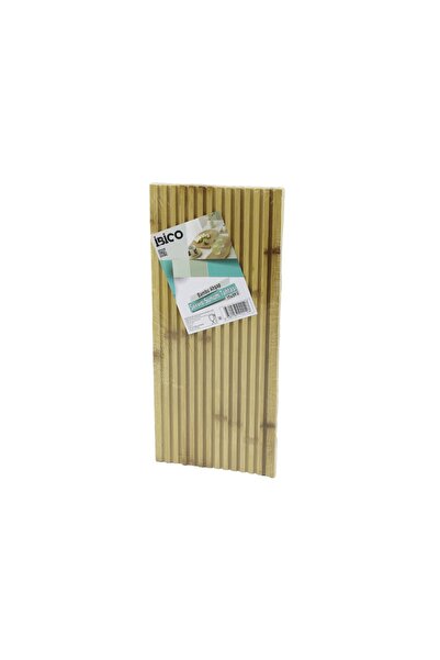 Go İthalat D.Gen Straight Alli Double Sided=Flat - Alli Wood Bamboo Serving P...
