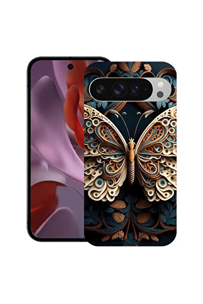 bestcase Carcasă ultra subțire TPU Mat pentru Google Pixel 10 Pro XL, Fluture...