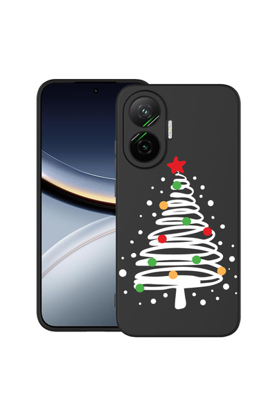 bestcase TPU матов ултра тънък калъф за Poco F7, Коледна елха, 2052009 B 1608