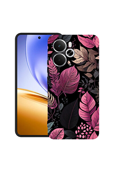 bestcase Θήκη TPU εξαιρετικά λεπτή για Realme 14 5G, με σχέδιο Rose Feathers,...