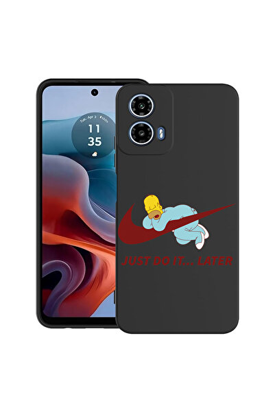 bestcase Carcasă ultra subțire din TPU pentru Motorola Moto G45, Just Do It L...