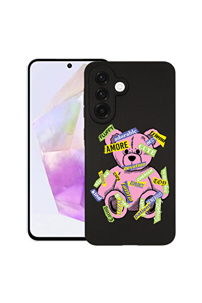 bestcase Ултра тънък TPU матов калъф за Samsung Galaxy S25 FE, цвят Teddy Bea...