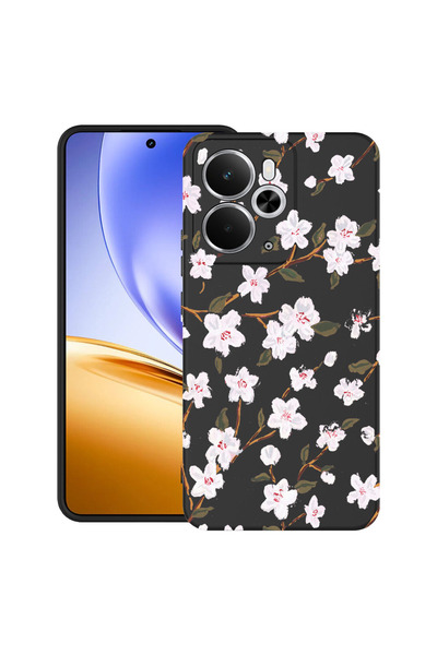 bestcase Carcasă ultra subțire TPU Mat pentru Realme 14T, floare de primăvară...