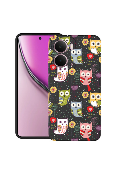 bestcase Carcasă ultra subțire TPU Mat pentru Realme P3, model bufniță, 20520...