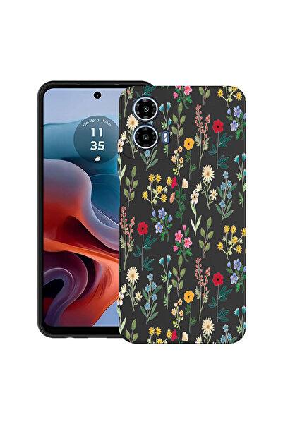bestcase Carcasă ultra subțire TPU pentru Motorola Moto G45, flori de primăva...