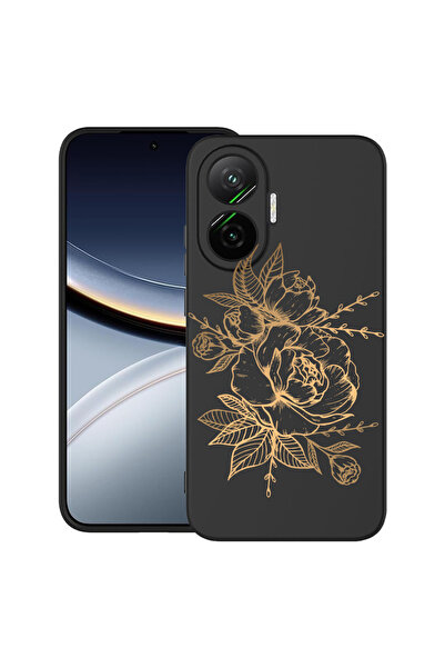 bestcase Θήκη TPU εξαιρετικά λεπτή για Poco F7, Golden Rose, 2052009 B 989